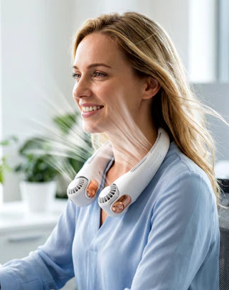 🔥 Buy 1, Get 1 FREE! 🍃 Hands-Free Wearable Neck Fan