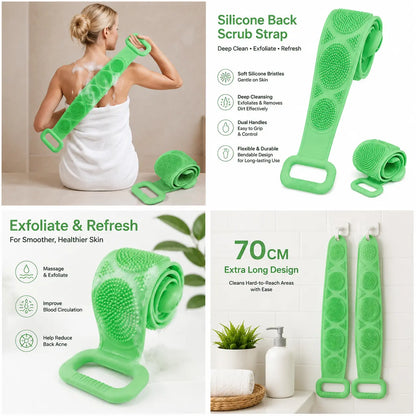 Buy 1 Get 1 Free🎁– Double-Sided Silicone Back Scrubber