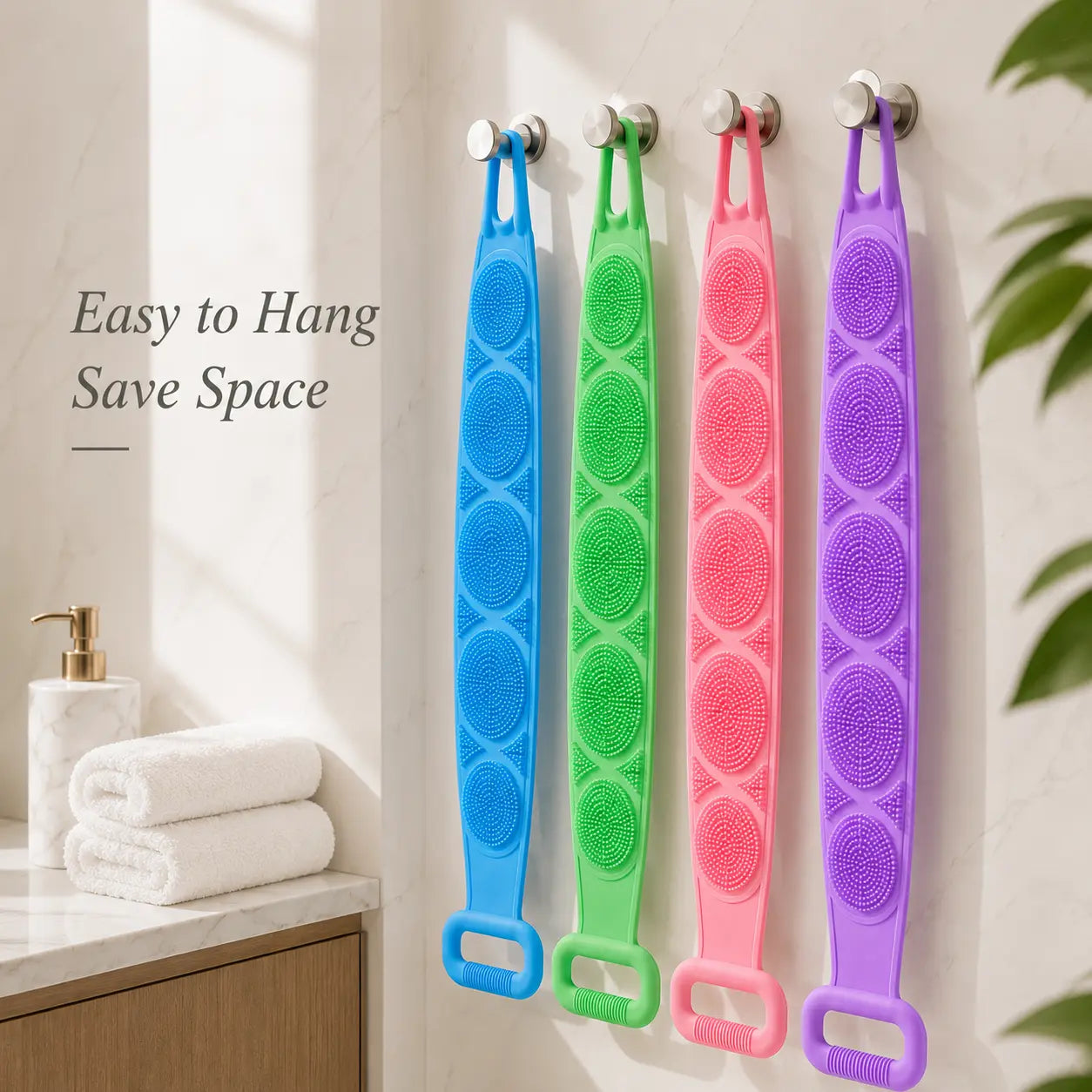 Buy 1 Get 1 Free🎁– Double-Sided Silicone Back Scrubber