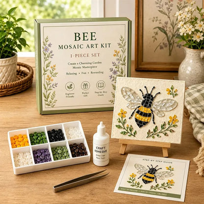🌻🏡 Cottage Garden Mosaic DIY Kit – Create Your Own Masterpiece