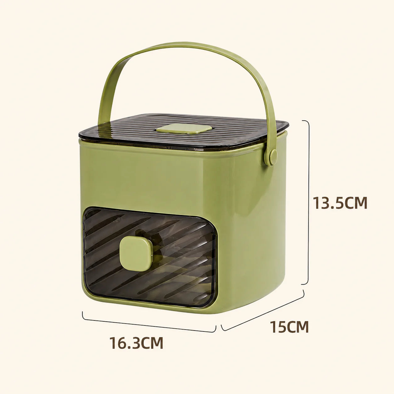 Portable One-Press Ice Maker