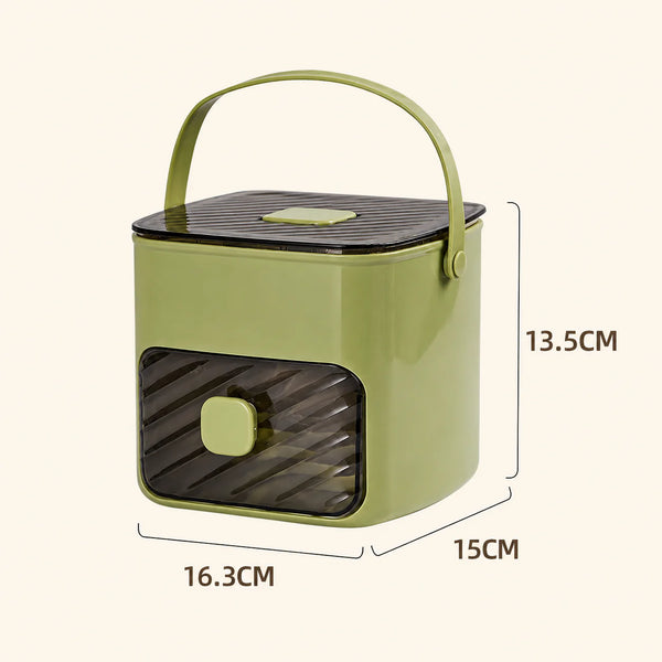 Portable One-Press Ice Maker