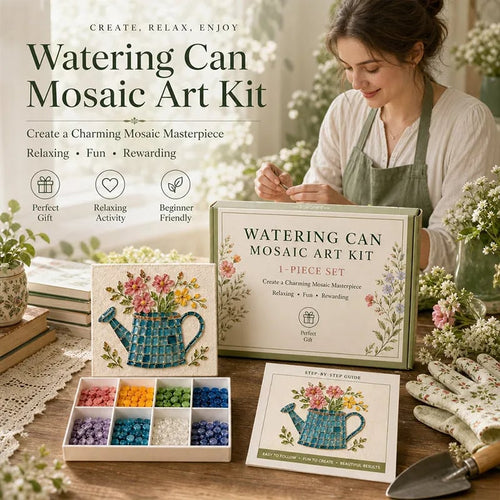 🌻🏡 Cottage Garden Mosaic DIY Kit – Create Your Own Masterpiece